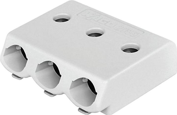 Image du produit Wago Bornier fil à fil, CMS, pas de 3mm, angle droit, connecteur, 3 pôles