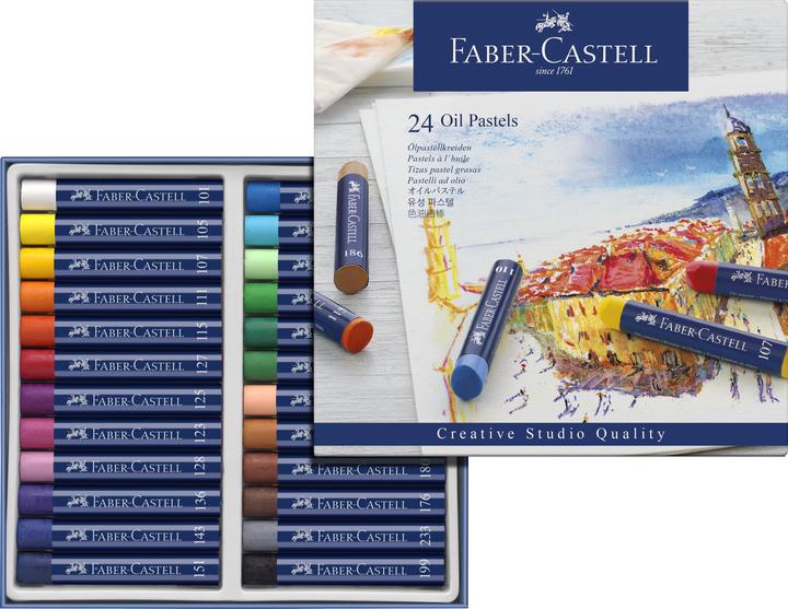 Produktbild Faber-Castell Ölpastellkreiden (Mehrfarbig, 24 x)