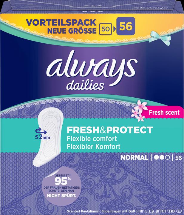 Always Dailies Fresh&Protect (56 x, Damenbinden)