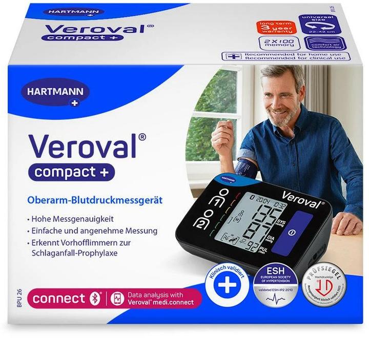 Actual product image Hartmann Veroval Compact+ (Blood pressure monitor upper arm)