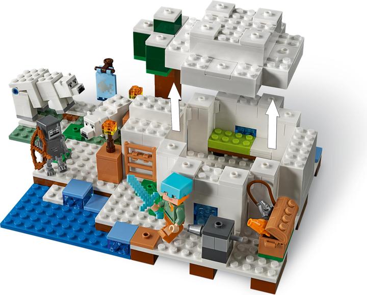 Actual product image LEGO Minecraft ice igloo (21142, LEGO Minecraft)