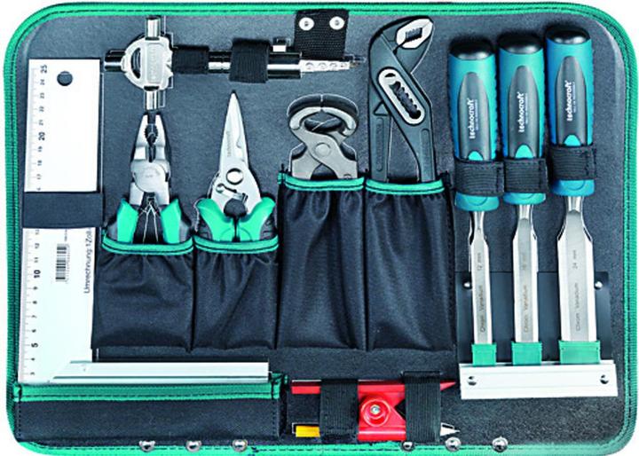 Produktbild technocraft ABS-Werkzeugkoffer PRO CHROME WOOD (BOSCH), 116-tlg (116 Teile)