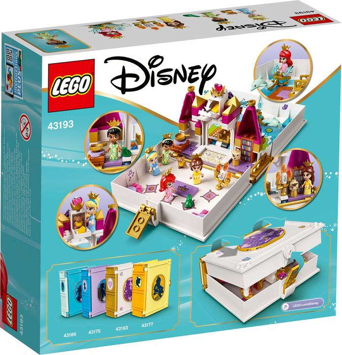 Actual product image LEGO Storybook Adventures with Arielle, Belle, Cinderella and Tiana (43193, LEGO Disney)