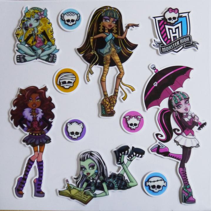Immagine prodotto Consalnet Sticker 3D Monster High (30 x 30 cm)
