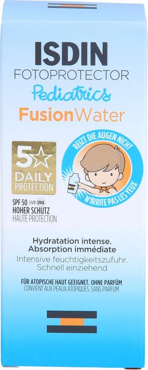 Produktbild Isdin Fotoprotector Pediatrics Fusion Water SPF 50, 50 ml EMU (Sonnencreme, SPF 50, 50 ml)