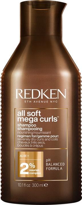 Redken shampoo mega curls all soft (300 ml, Shampoo liquido)