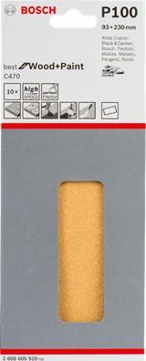 Actual product image Bosch Professional Zubehör Vibrating sanding paper with velcro (120)