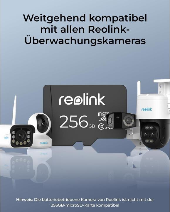 Actual product image Reolink MicroSD (256 GB, microSDXC, U3, UHS-I)