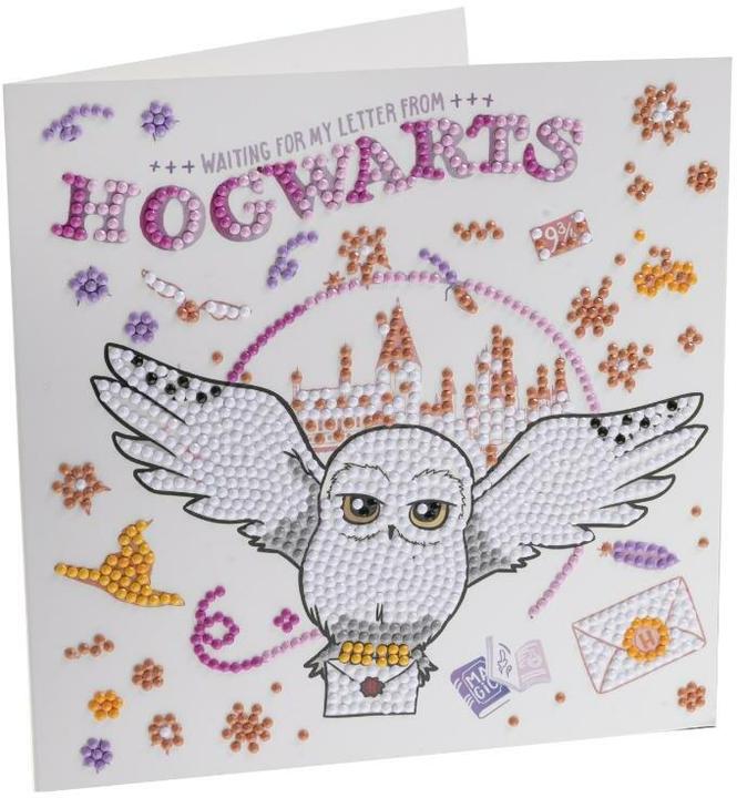 Immagine prodotto Craft Buddy Hogwarts & Edvige, biglietto d'arte in cristallo 18x18 cm