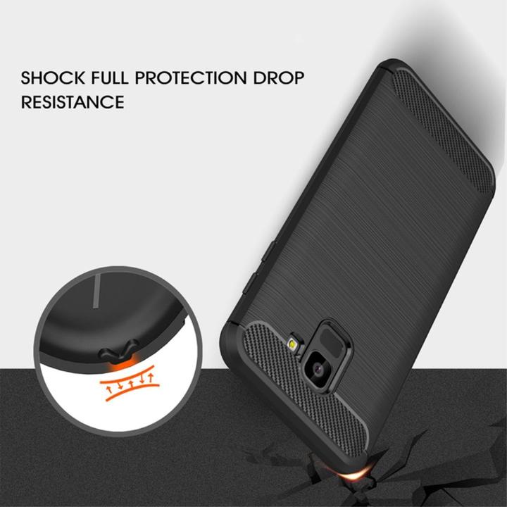 Produktbild König Design Handyhülle für Samsung Galaxy J6 Schutzcase Backcover Bumper Etuis Rahmen Grau (Samsung Galaxy J6)