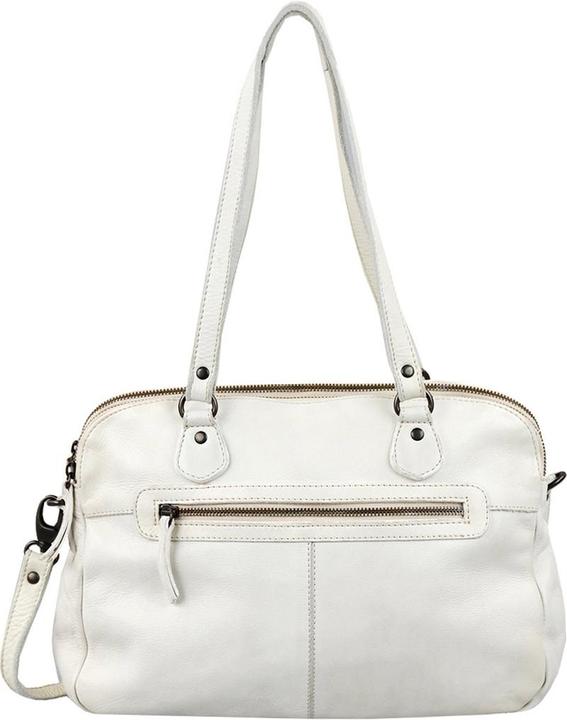 Bear Rock Bärende Design Lieke Leder Umhängetasche - schmutzig weiss