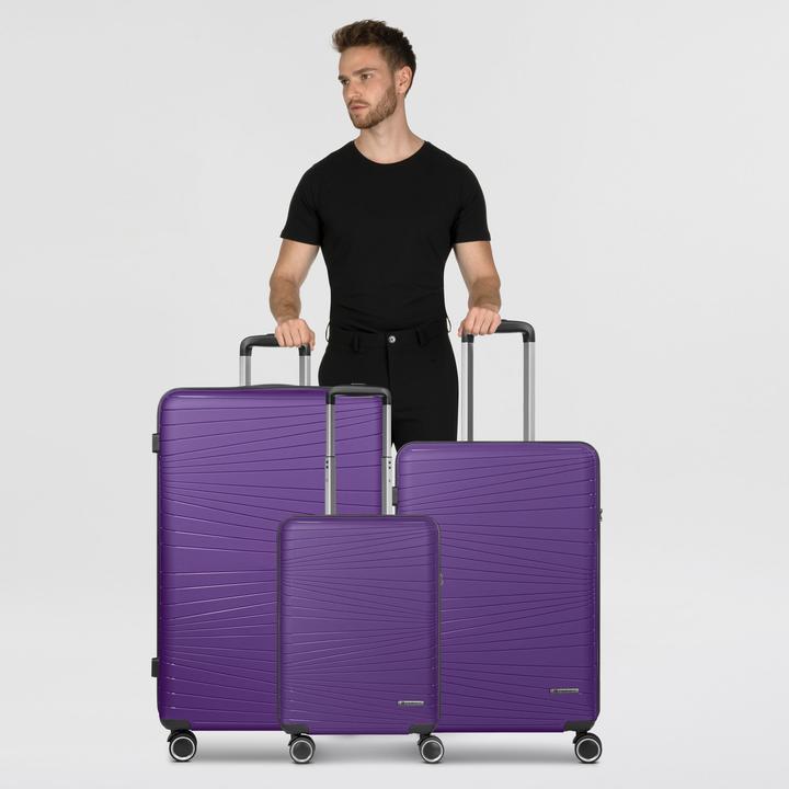 Image du produit Franky Dallas 3.0 4 Rollen Kofferset 3-teilig mit Dehnfalte (188 l, XL (à partir de 115l))