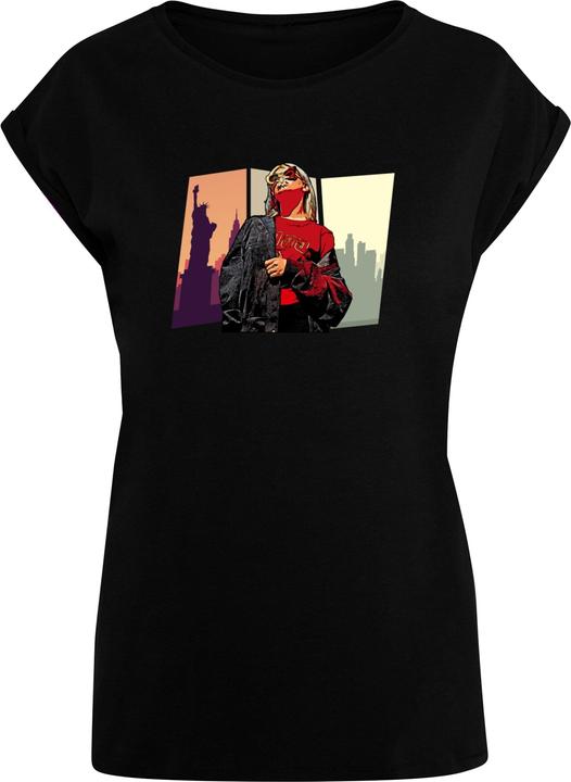 Immagine prodotto Merchcode Laides Grand Red Girl - Maglietta con spalla estesa - 113369 (M)