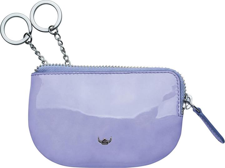 Actual product image Golden Head Carrara leather key case 11 cm