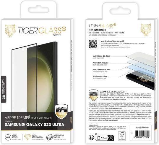Image du produit Tiger Film de verre recyclé (1 pièce(s), Samsung Galaxy S23 Ultra)