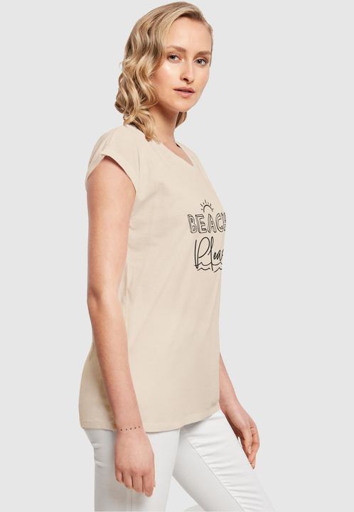 Immagine prodotto Merchcode Maglietta a spalla larga da donna Beach Please - 112615 (M)