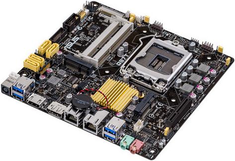 Produktbild ASUS Q87t (LGA 1150, Intel Q87, Mini-ITX, Thin Mini ITX)
