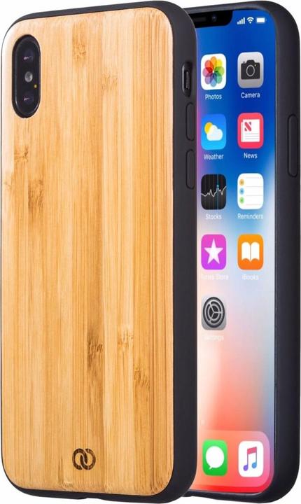 Actual product image OOMF MOXIE cover cherry wood (Apple iPhone X, Apple iPhone XS)