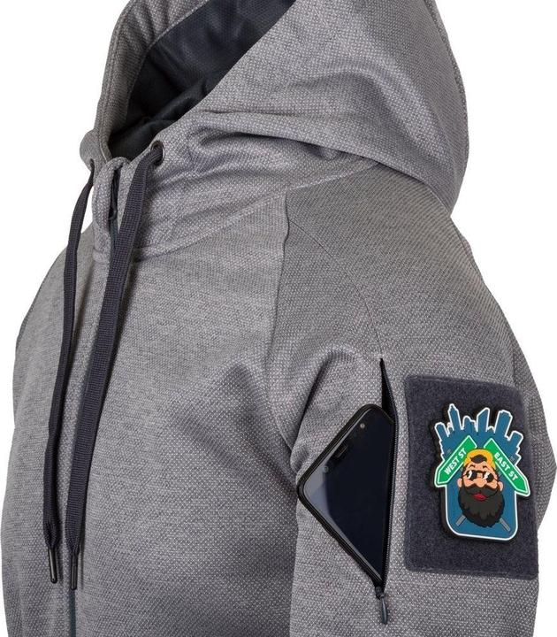Image du produit Helikon Urban Tactical Hoodie (FullZip)® Gris Mélange - M (M)
