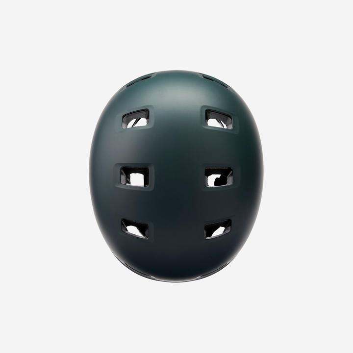 Produktbild Oxelo Skaterhelm Inliner Skateboard Scooter - MF540 grün (55 - 59 cm)