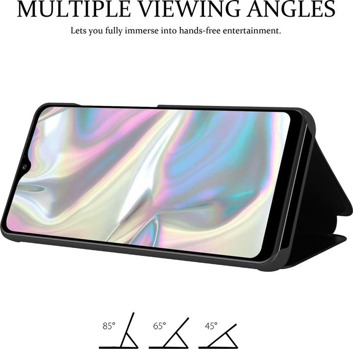 Actual product image Cadorabo Book Smart View Mirror Cover (Samsung Galaxy A70e)