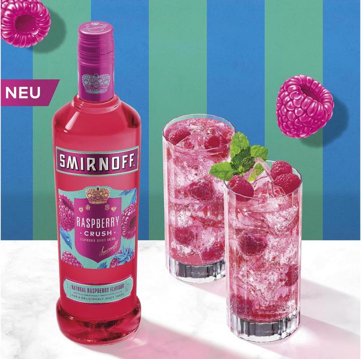 Produktbild Smirnoff Vodka Raspberry Crush 0.7 l (1 x 70 cl)