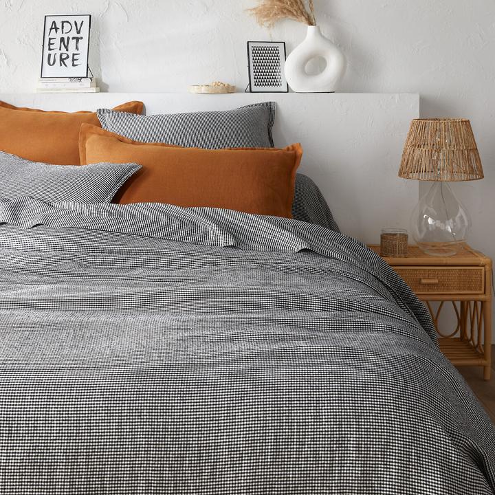 Actual product image La Redoute Interieurs Linot Carreaux (Duvet cover, 160 x 210 cm)