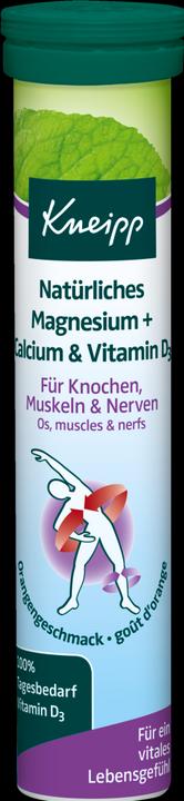 Immagine prodotto Kneipp Magnesio naturale Calcio Vitamina D4 (20 Pezzo/i, Compressa effervescente)