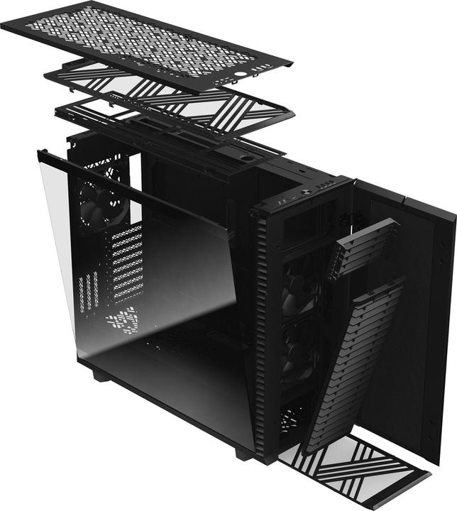 Produktbild Fractal Define 7 XL Black TG Light (ATX, mATX, Mini-ITX, E-ATX)