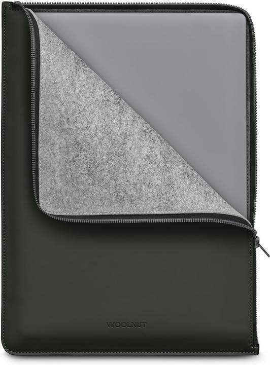 Actual product image Woolnut Coated Folio -suojatasku 16" MacBook Pro, vihre?? (16", Apple)