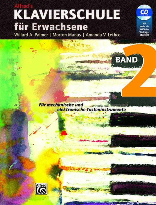 Image du produit Alfred's Klavierschule für Erwachsene 2 (Allemand, Willard A. Palmer, Morton Manus, Amanda V. Lethco, 2003)
