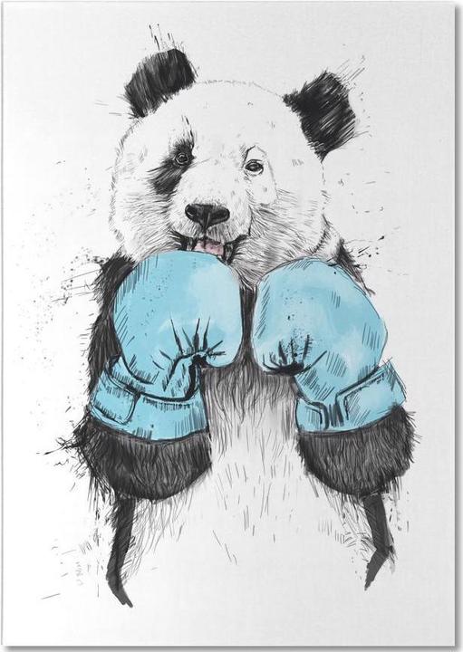 Produktbild Juniqe The Winner - Pandas (A5, Blanko)