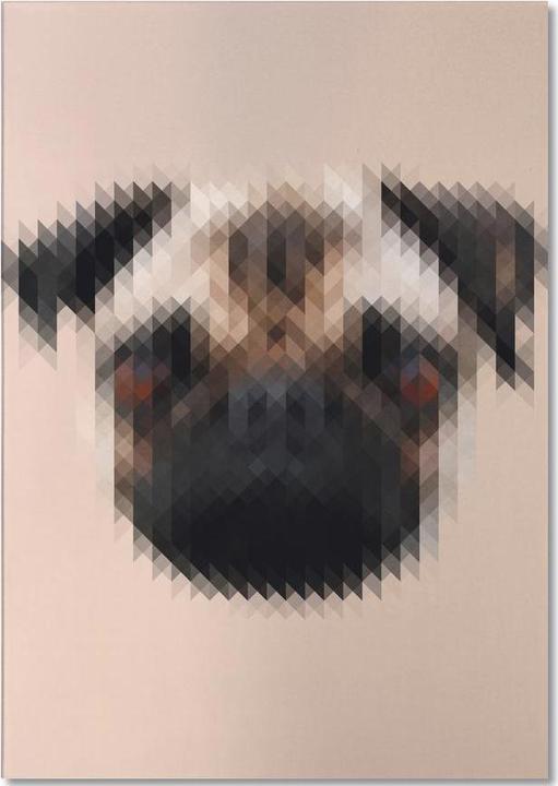 Image du produit Juniqe Mops - Chiens (A5, À rayures)