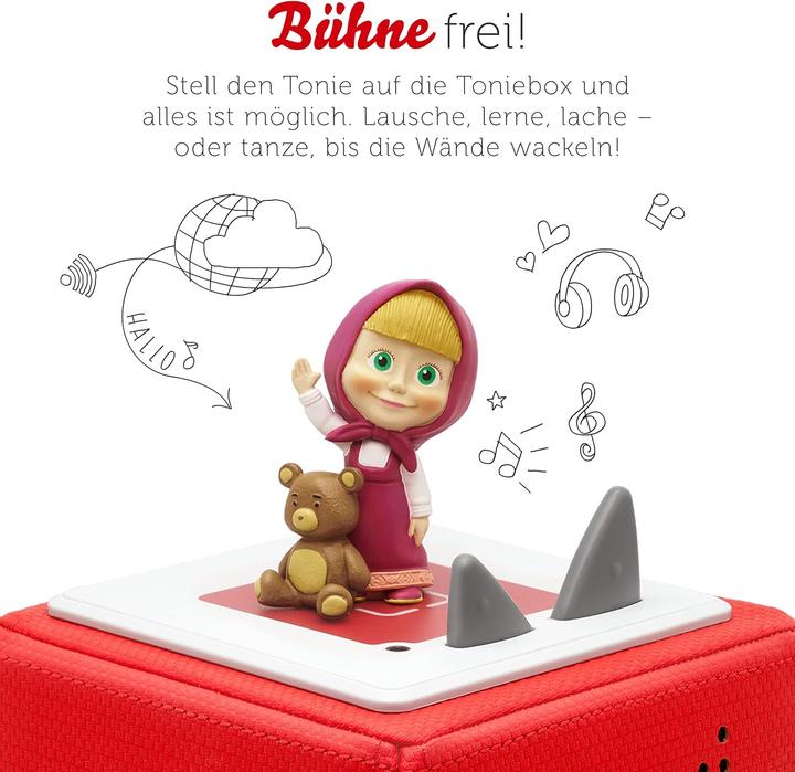 Actual product image Tonies Mascha und der Bär - A new friend for Mascha (German)