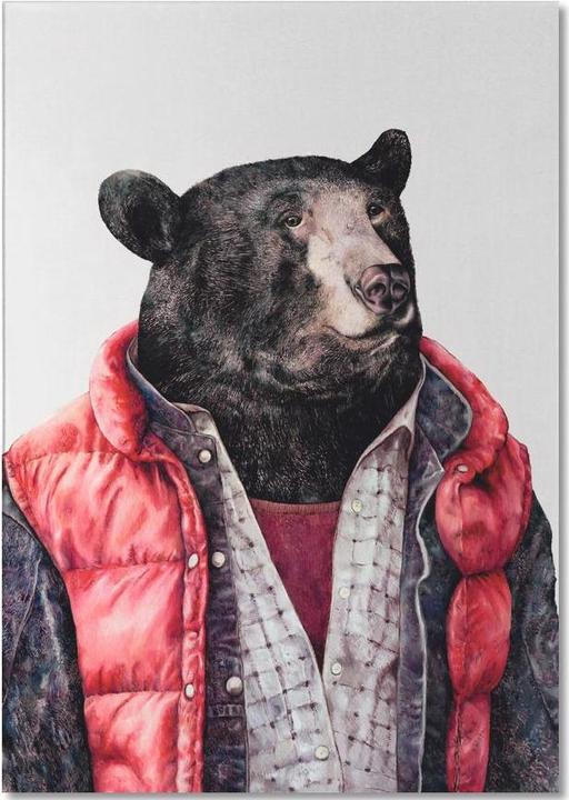 Image du produit Juniqe Black Bear - Créatures et hybrides (A5, Pointillés)