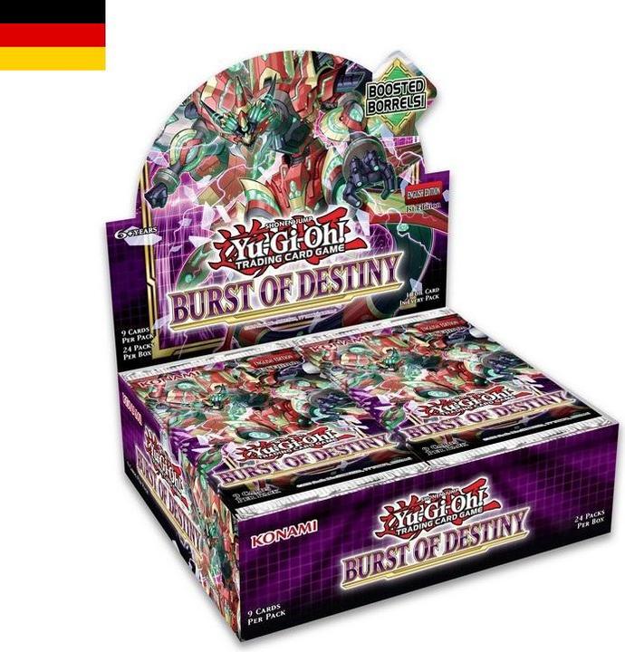 Produktbild Yu-Gi-Oh ! Burst of Destiny Display 1st Ed. DE (Deutsch, Booster Display)