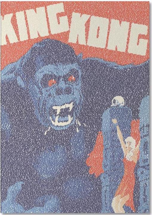 Image du produit Juniqe Pointillisme - King Kong (A5, Blanc)