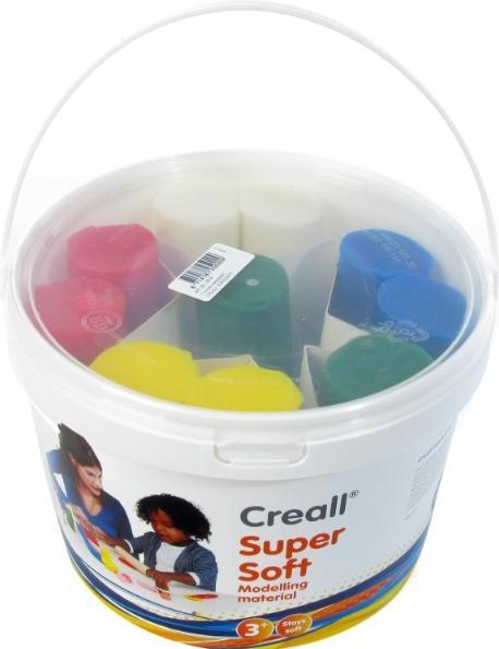 Produktbild Creall Supersoft Klei 5 kleuren, 1750gr.