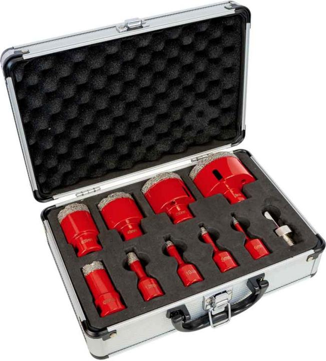 Actual product image Holzmann Diamond dry core bits set (68 millimetres)