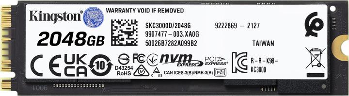 Immagine prodotto Kingston KC3000 (2048 GB, M.2 2280)