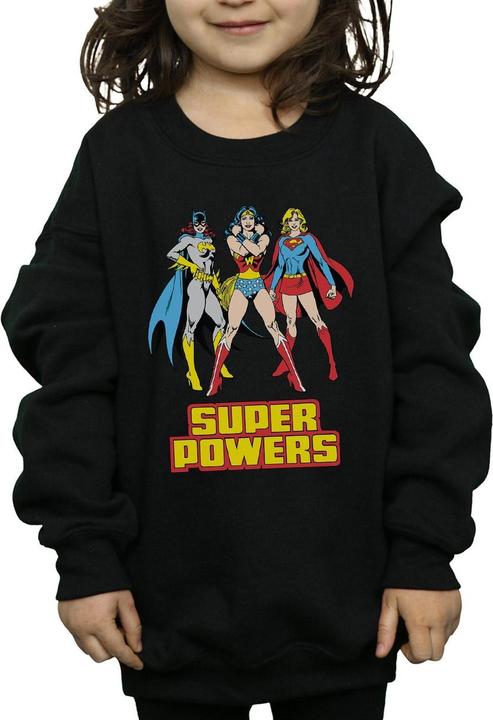 Image du produit - Sweat WONDER WOMAN SUPER POWER GROUP - Fille (152, 158)