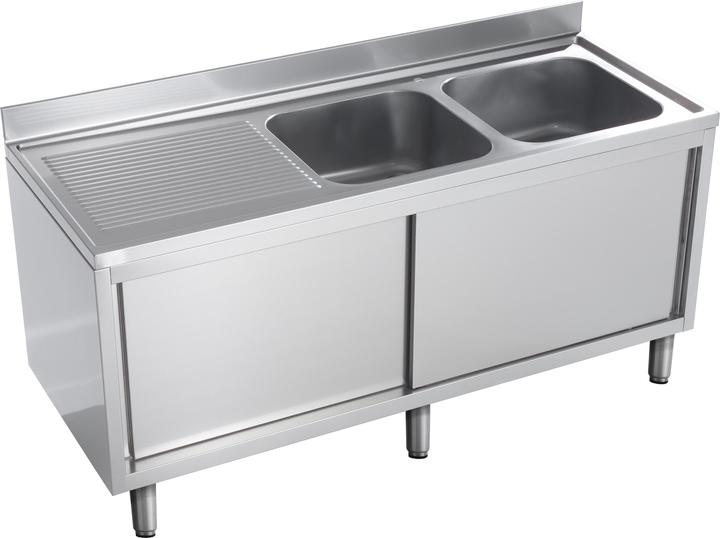 Image du produit Gastro Hero Evier Eco avec cuve à droite (60 cm, 180 cm)