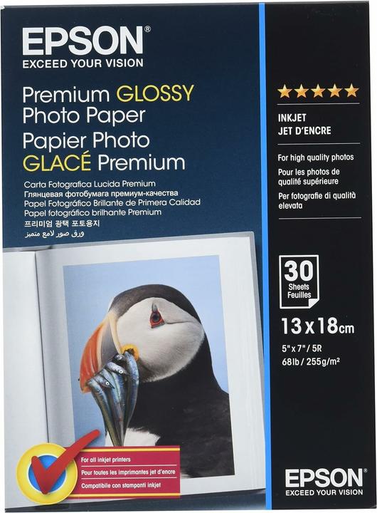 Epson Premium Glossy (255 g/m², 13 x 18 cm, 30 x)