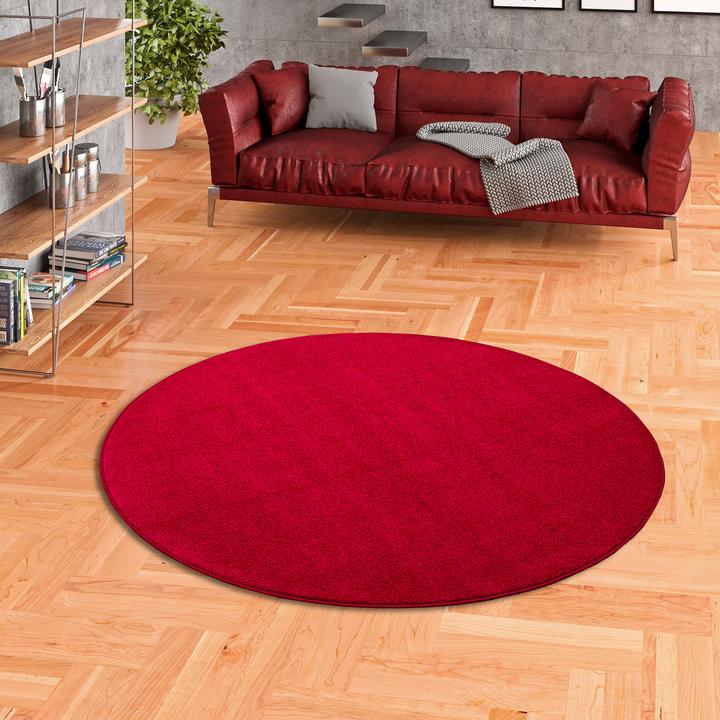 Produktbild Snapstyle Hochflor Velours Teppich Luna Rund (Ø 100 cm)