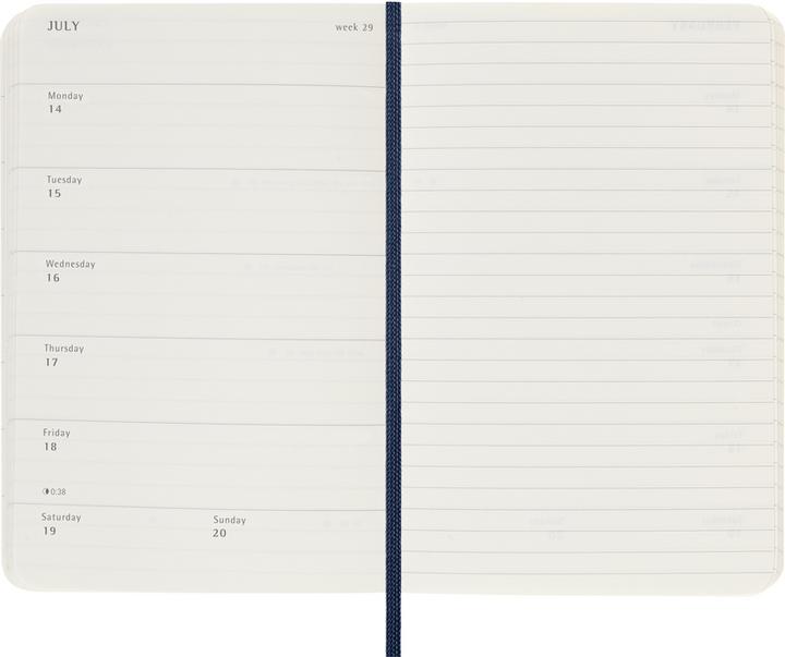 Produktbild Moleskine Notizkalender (A6, Pocket, Englisch)