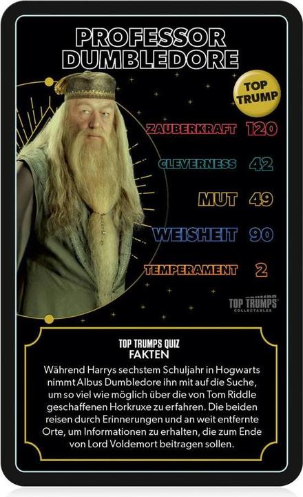 Produktbild Winning Moves Top Trumps Collectables Harry Potter Heroes of Hogwarts (Deutsch)