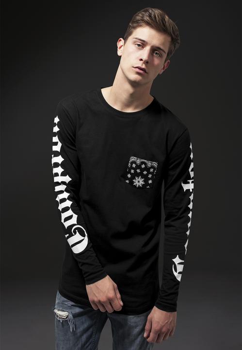 Produktbild Mister Tee Compton Pocket Bandana Longsleeve (XS)