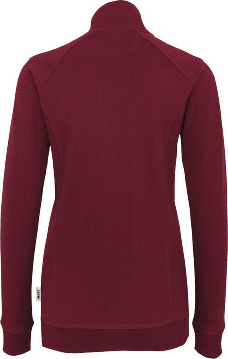 Actual product image Hakro Ladies Sweat Jacket College wine red, M (M)