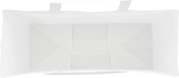 Produktbild VidaXL Kraftpapiertüten 250 Stk. mit Henkel Weiss 45x17x48 cm Papiertüte (Geschenktüte, 250 x)