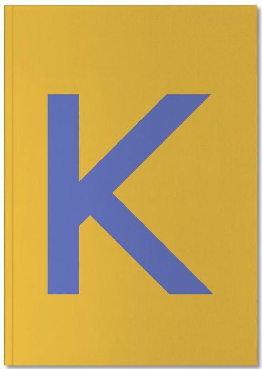 Immagine prodotto Juniqe Lettera K gialla - Alfabeto & Lettere (A4, Nessuna)